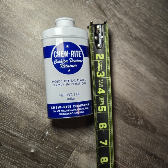 Chew-Rite Cushion‎ Denture Powder NOS-NEW Movie Prop - Picture 3 of 4